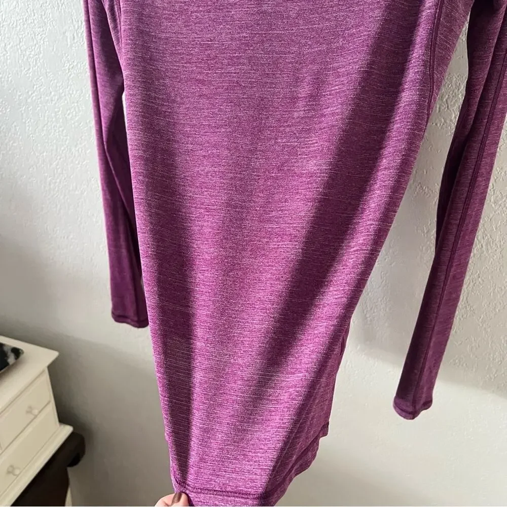Lululemon On Track Long Sleeve Top in Heather Purple